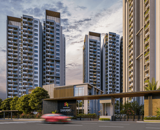 A residence shaped by light, air, and view. - Sumadhura Sarang